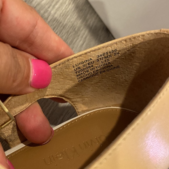 Luigina Calvin Klein sandals heels shoes - Picture 9 of 11